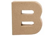 Arts & Crafts - Tilbehør - Creativ Company Letter Papier-mache Small - B - 26640