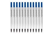 Skrive- & Tegneverktøy - Parker Rollerball Pen Refills | Fine Point | Blue QUINK Ink | 12 Count - 1950279