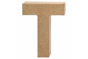 Arts & Crafts - Tilbehør - Creativ Company Letter Papier-mache Small - T - 26658