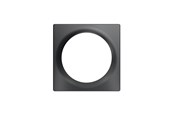 Smarthus - Fibaro Walli Line Single Cover Plate Anthracite - FG-Wx-PP-0001-8
