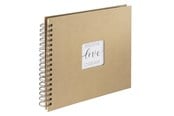 Fotoalbum & Arkivering - Hama "Craft" Spiral Album 28 x 24 cm 40 Kraft Paper Pages - 7211