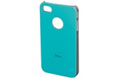 Mobil - Deksel og etui - Hama Mobil Cover iPhone 4/4S Shiny Hard Cover Turquoise - 108553