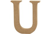Arts & Crafts - Tilbehør - Creativ Company Letter U MDF 8cm 1pc. - 56380