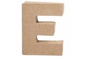 Arts & Crafts - Tilbehør - Creativ Company Letter Papier-mache Small - E - 26643