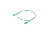 Nettverkskabel - Ubiquiti 10 Gbps OM3 Duplex LC Cable 1M - Blå - 1m - UACC-OFC-MM-1M
