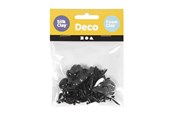 Arts & Crafts - Tilbehør - Creativ Company Eyes and noses - Black 20 sets - 78281