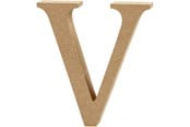 Arts & Crafts - Tilbehør - Creativ Company Letter V MDF 13cm 1pc. - 56331