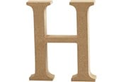 Arts & Crafts - Tilbehør - Creativ Company Letter H MDF 13cm 1pc. - 56317