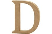 Arts & Crafts - Tilbehør - Creativ Company Letter D MDF 13cm 1pc. - 56313
