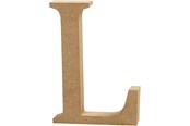 Arts & Crafts - Tilbehør - Creativ Company Letter L MDF 13cm 1pc. - 56321