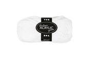 Garn & Tilbehør - Creativ Company Acrylic yarn White 50gr 80m - 421710