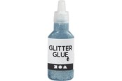 Hobbyartikler - Creativ Company Glitter glue Light blue 25ml - 318260