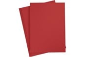 Papir, Fotopapir & Etiketter - Creativ Company Paper Red A4 80gr 20pcs. - 218013