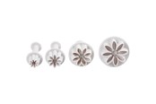Arts & Crafts - Tilbehør - Creativ Company Cut Outs with Stamp Flower.4pc. - 782873