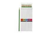 Skrive- & Tegneverktøy - Creativ Company Triangular colored pencils - Light green 12pcs. - 38578