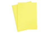 Papir, Fotopapir & Etiketter - Creativ Company Colored Cardboard Canary Yellow A4 20 sheets - 21111