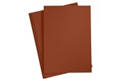 Papir, Fotopapir & Etiketter - Creativ Company Colored Cardboard Coffee Brown A4 20 Sheets - 21125