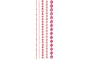 Kreative leker - Creativ Company Half Adhesive Pearls Pink 2-8mm 140pcs. - 28320