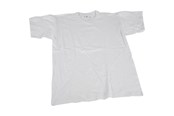 Kostymer - Creativ Company T-shirt White with Round Neck Cotton 5-6 years - 47204