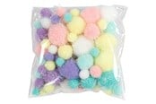 Arts & Crafts - Tilbehør - Creativ Company Pom-poms Pastel colours 62gr. - 518950