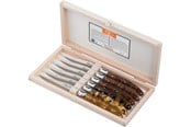 Kjøkkenredskaper - Jean Dubost Kniver akrylblanding 2,5mm, 6stk Laguiole - JL0060084AE7017