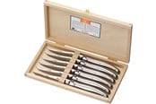 Kjøkkenredskaper - Jean Dubost Knive m stålhåndtag 2.5mm 6stk Laguiole - JL0060084L06017