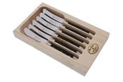 Kjøkkenredskaper - Jean Dubost Smørkniver sorte, 6 stk Laguiole - JL0063764L02018