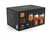 Servering & Servise - Luigi Bormioli Ølglassæt tester ale og hvede Birrateque 3 x 2 st - 17345