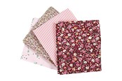 Arts & Crafts - Tilbehør - Creativ Company Patchwork Fabric Pink 45x55cm 4pcs. - 441832