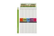 Hobbyartikler - Creativ Company Triangular Jumbo colored pencils - Light green 12pcs - 38178