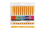 Hobbyartikler - Creativ Company Warm yellow Jumbo pens 12pcs. - 37350