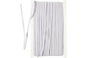 Arts & Crafts - Tilbehør - Creativ Company Elastic Thickness 6mm White 50m - 41042