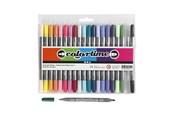 Hobbyartikler - Creativ Company Double-sided pens - Extra colors 20pcs. - 37992
