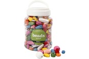 Kreative leker - Creativ Company Wooden Beads Color 175gr. - 684760