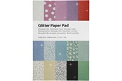 Hobbyartikler - Creativ Company Glitter Paper Block A4 150gr 30 Sheets - 21062