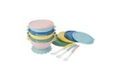 Babyutstyr - Badabulle Set of 5 non-slip bowls + spoons - B005107