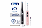 Elektrisk tannbørste - Oral-B Elektrisk tannbørste iO6 Svart lava/Rosa sand - 2 stk. - 4210201448877