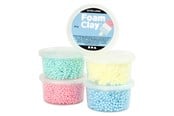 Hobbyartikler - Creativ Company Foam Clay Extra Large 5 Colors - 780940
