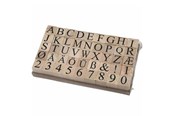 Arts & Crafts - Tilbehør - Creativ Company Wooden Stamp Set 45pcs. - 28567