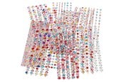 Arts & Crafts - Tilbehør - Creativ Company Rhinestone Designs 2-10mm 12 Sheets - 28402