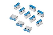 Kabinett tilbehør (kjølepasta mv.) - LogiLink USB-A port blocker (10x locks) - AU0046