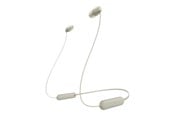 Hodetelefoner - Sony WI-C100 - Wireless In-ear Headphones - Beige - WIC100C.CE7
