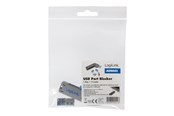 Kabinett tilbehør (kjølepasta mv.) - LogiLink USB-A port blocker (1x key and 4x locks) - AU0043
