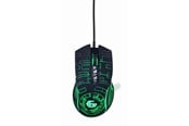 Mus - Gembird USB LED Gaming Mouse - Gaming mus - Optisk - 7 - Svart - MUSG-RGB-01