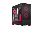 Kabinett - Fractal Design Pop Air RGB - Magenta Core TG Clear Tint - Kabinett - Miditower - Rosa - FD-C-POR1A-03