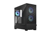 Kabinett - Fractal Design Pop Air RGB - Black TG Clear Tint - Kabinett - Miditower - Transparent - FD-C-POR1A-06