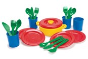 Rollelek - Dantoy Dinner set in net - 4381