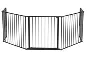Babyutstyr - BabyDan Flex XL sikkerhetsgrind, svart, 223-278 cm - 500998
