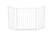 Babyutstyr - BabyDan Flex M sikkerhetsgrind, hvit, 90-146 cm - 56214-10400-10
