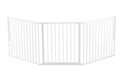 Babyutstyr - BabyDan Flex L sikkerhetsgrind, hvit, 146-223 cm - 500983
